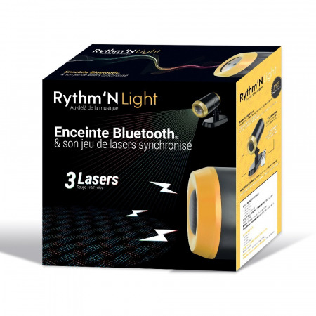 enceinte bluetooth projecteur rvb rythmnlight 450x450 - Laser Multi-point RGB avec Bluetooth